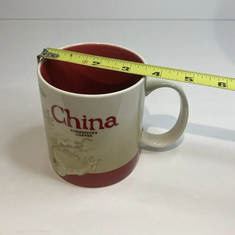 Starbucks China 2013 Global Icon Series Mug Coffee Tea Cup‎ Mug Dragon